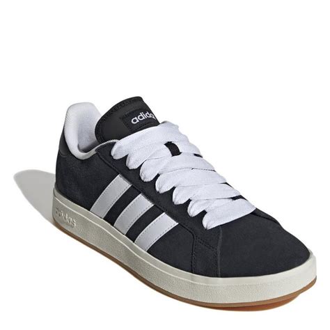 adidas sneakers zwart van haren|(adidas) Zwarte leren sneaker GRAND COURT BASE 00s van .